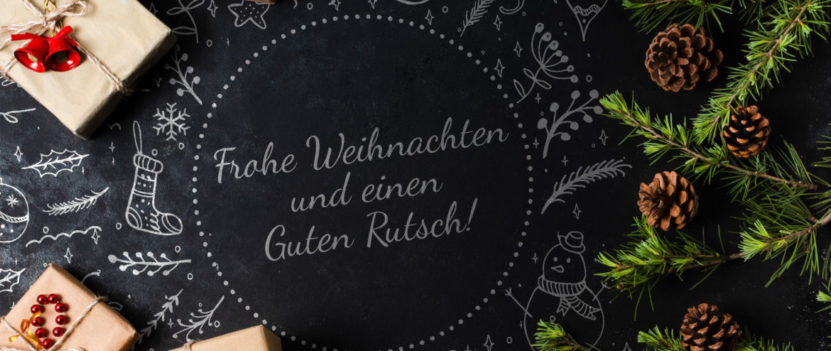 Frohe Weihnachten und einen Guten Rutsch